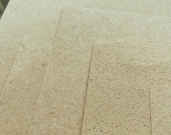 Natural Brown Seaweed Paper 130-160 GSM Artisan A4 x 10 sheets for Printing | Art | Crafts | Envelopes | Wedding