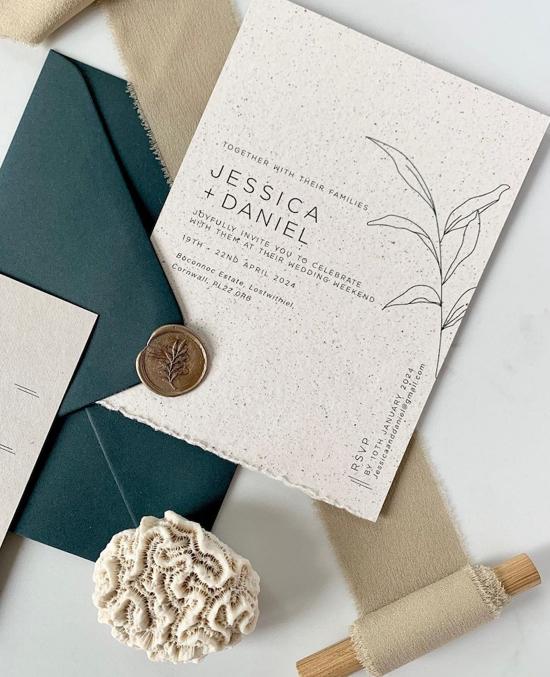 Seaweed Paper 280gsm Artisan A4 x 10 sheets for Printing | Packaging | Stationary | Art | Crafts | Box | Gift Bags | Envelopes | Wedding image 4