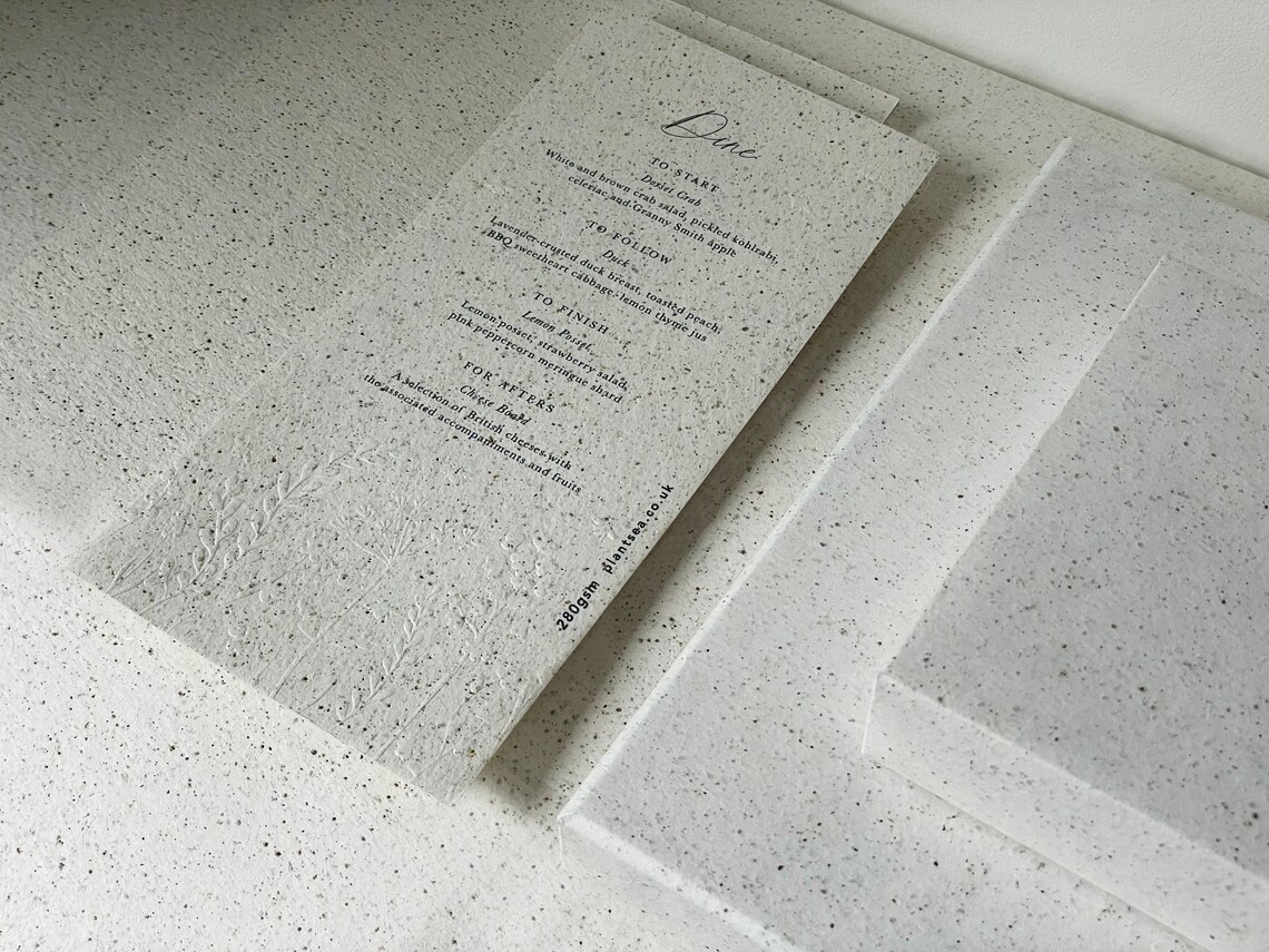 Seaweed Paper 280gsm Artisan A4 X 10 Sheets for Printing | Packaging ...