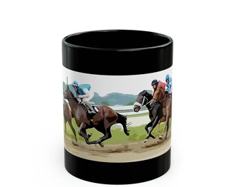 Horse Black Mug (11oz, 15oz)