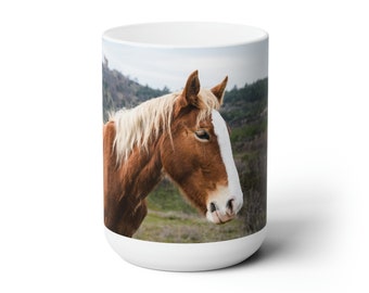 Horse Ceramic Mug 15oz