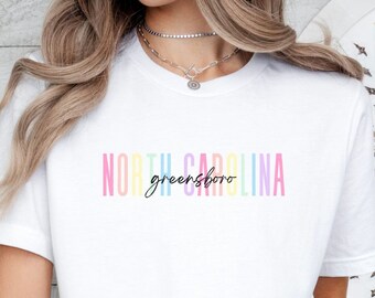 Greensboro North Carolina T-shirt: Carolinian Pride Hometown Tee
