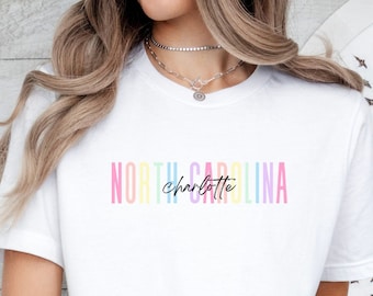 Charlotte North Carolina T-Shirt: Carolinian Pride Hometown Tee