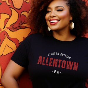 Allentown Pennsylvania Shirt, Pennsylvanian Pride T-shirt, Hometown Tee, Road Trip Tshirt, Gift for Travel Lover, PA State, Mid-Atlantic
