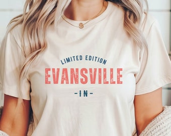 Evansville Indiana T-shirt: Hoosier Pride Travel Tee