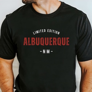 Albuquerque New Mexico Shirt, New Mexican Pride T-shirt, Hometown Tee, Roadtrip Tshirt, Gift for Travel Lover, Vacation, NM State, Southwest