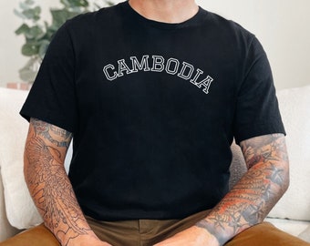 Cambodia T-Shirt: Khmer Travel Tee, Phnom Penh Gift