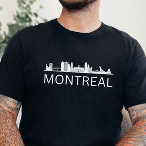 Montreal Quebec Canada Shirt, Montreal Skyline T-shirt, Montreal Canada Trip T-shirt, Gift for Travel Lover, Vacation Tee, International