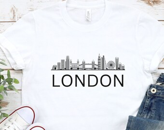 London Skyline T-Shirt: England Travel Tee