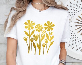 Wildflower T-Shirt: Boho Floral Garden Lover Gift