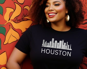 Houston Skyline T-Shirt: Texas Travel Souvenir Tee