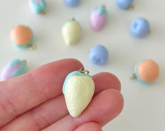 Polymer Clay Fruit Charm DIY Phone Charm Supply Shoe Charm Accessory Lipstick Charm Making Supply For Crafting DIY Jewelry Making Component