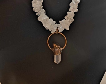 Quartz necklace  Bh874