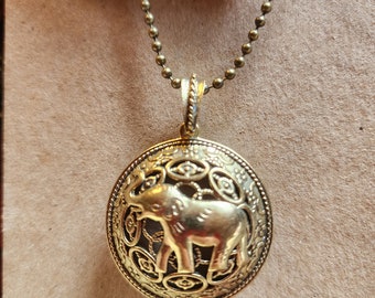 Essential oil pendant -elephant