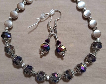 necklace and earring set  Bh844 and Bh627
