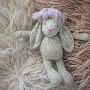 PATTERN Brinley Bunny classic knitting pattern prop toy image 7