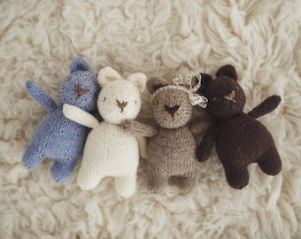 PATTERN mini Brambles Bear adorable knitting pattern