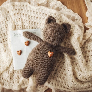 PATTERN Brambles Bear adorable knitting handknit bear image 5