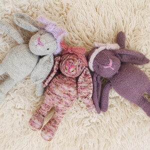 PATTERN Brinley Bunny classic knitting pattern prop toy image 10