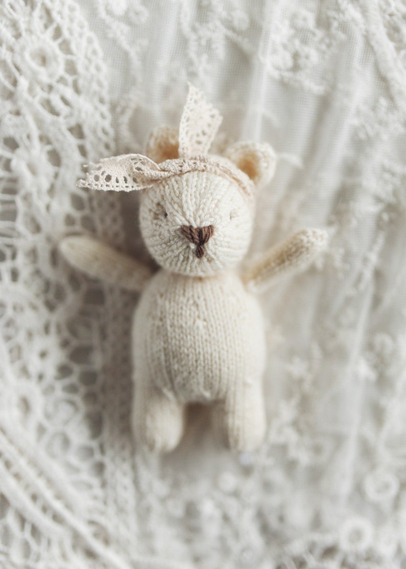 PATTERN mini Brambles Bear adorable knitting pattern image 4