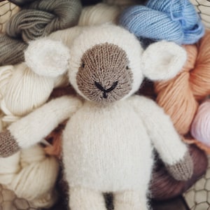 PATTERN Lulu Lamb classic knitting pattern prop toy