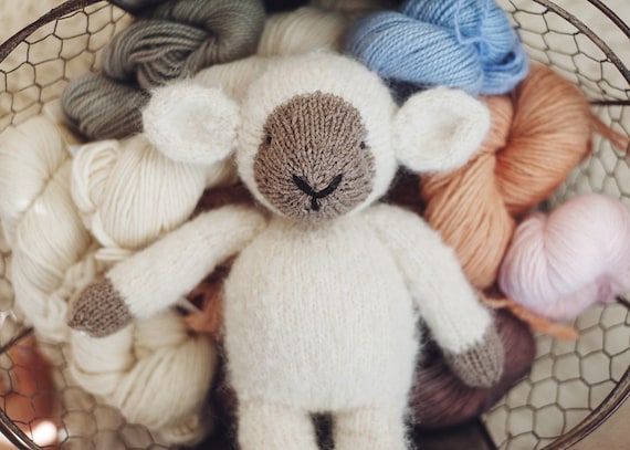 Pattern Lulu Lamb Classic Knitting Pattern Prop Toy Etsy