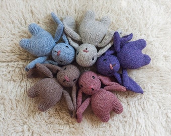 PATTERN Bebe Bunny knitting pattern chubby cute prop toy
