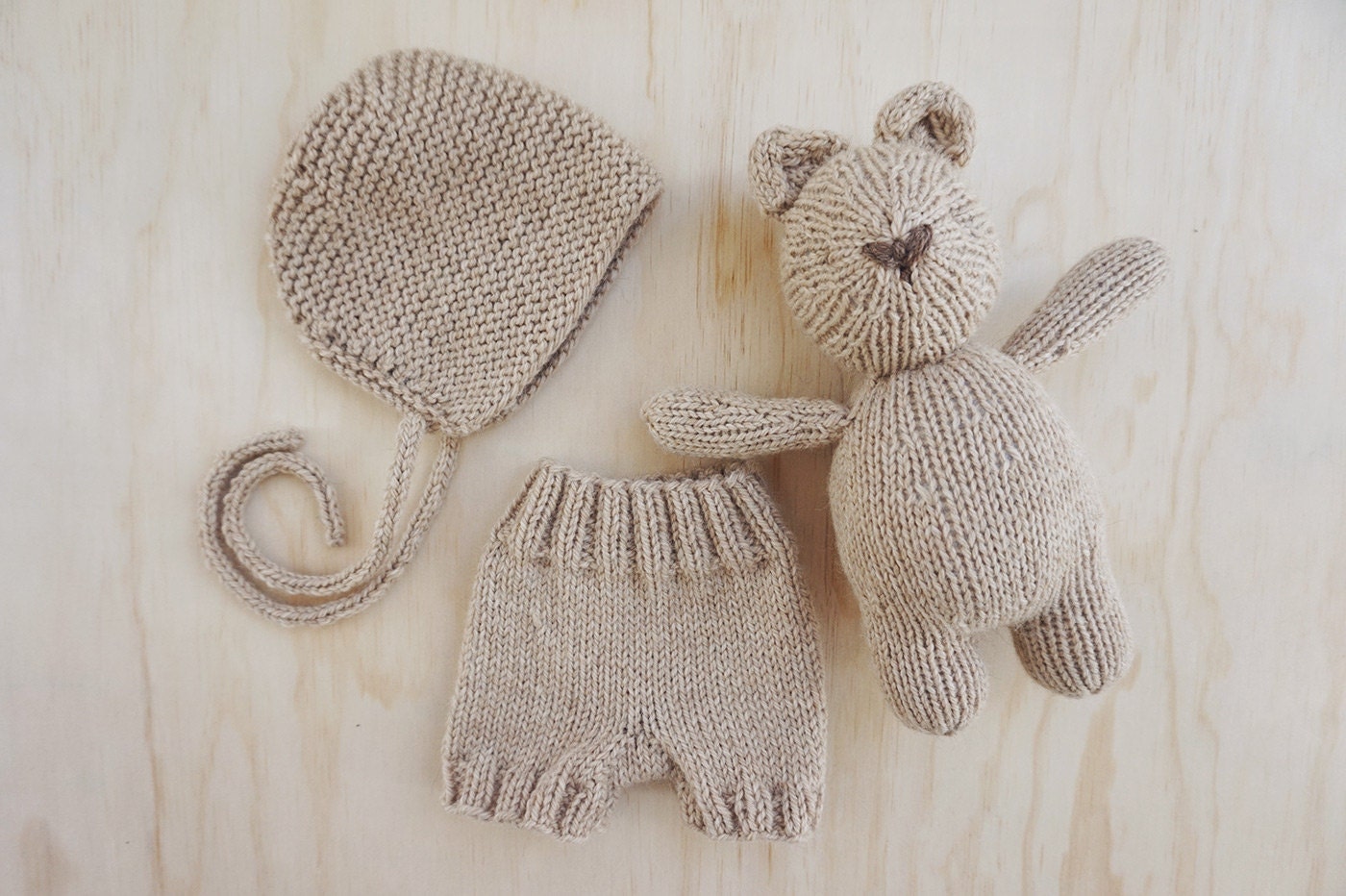 Preorder Bear Hat & Pants Set NEWBORN Props BABY - Etsy