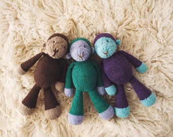 PATTERN Marlowe Monkey knitting toy