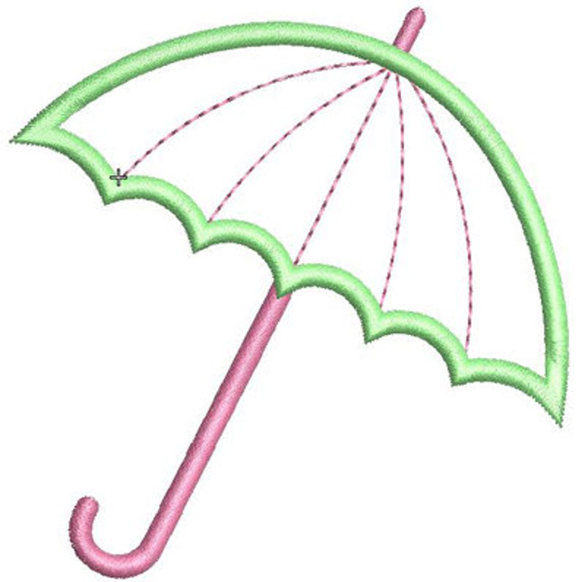Umbrella Applique Umbrella Embroidery Parasol Applique Baby Etsy