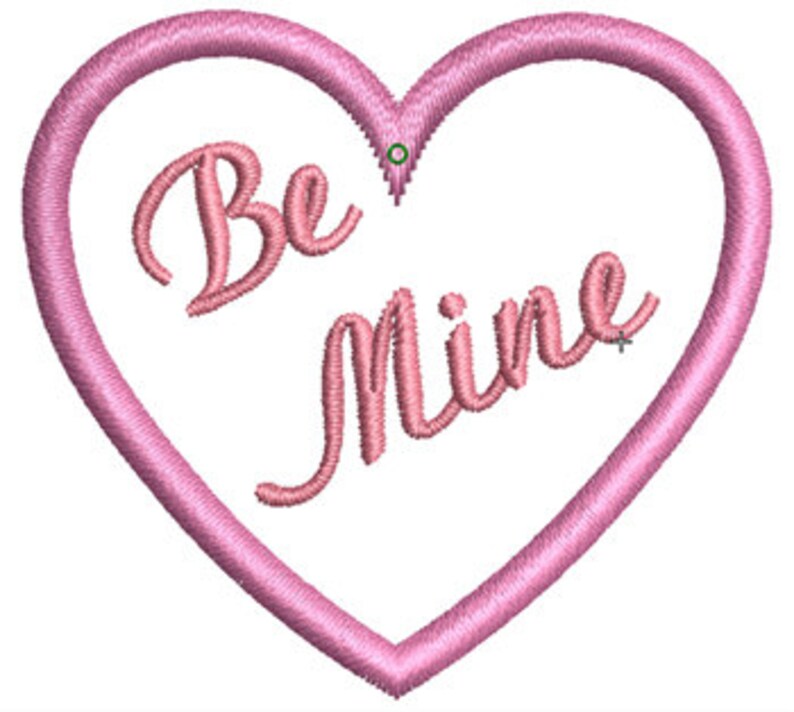 Valentine Applique Heart Applique Valentines Day Embroidery - Etsy