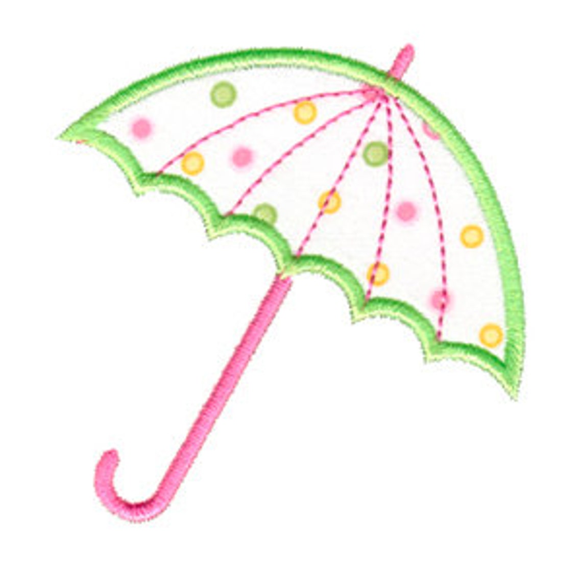 Umbrella Applique Umbrella Embroidery Parasol Applique Baby Etsy