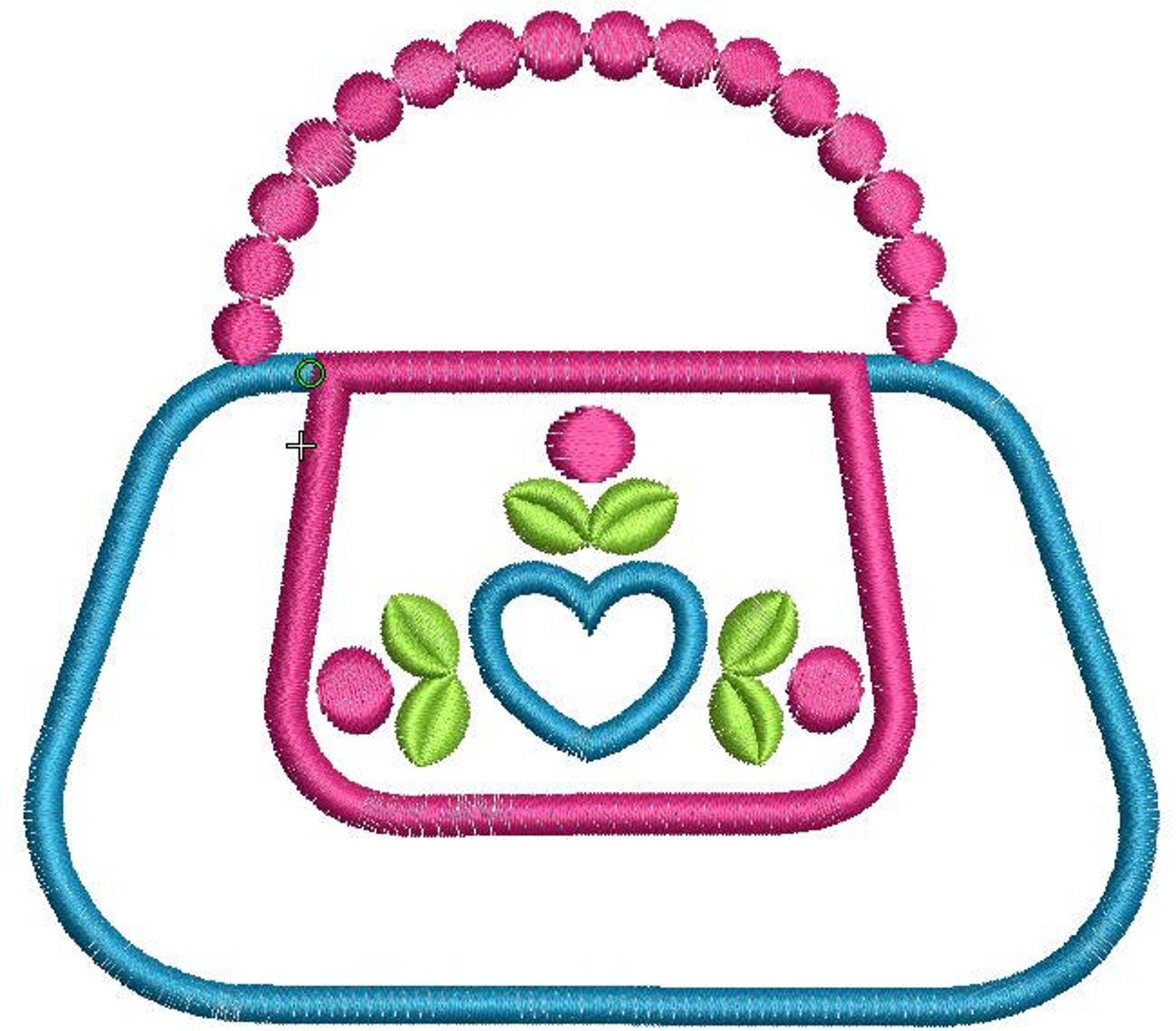 Purse Applique Purse Embroidery Princess Embroidery Design Etsy