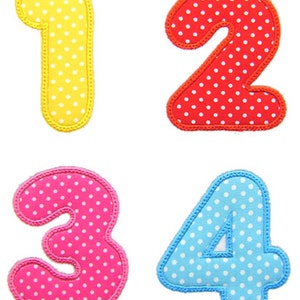 applique numbers embroidery numbers applique font birthday