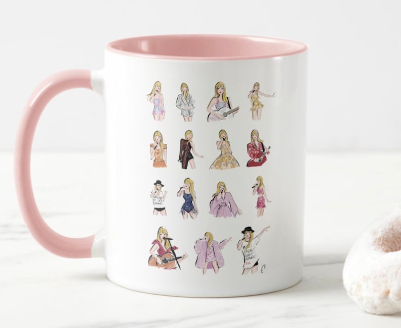 Taylor Swift Eras Tour Outfits Coffee Mug Etsy Schweiz