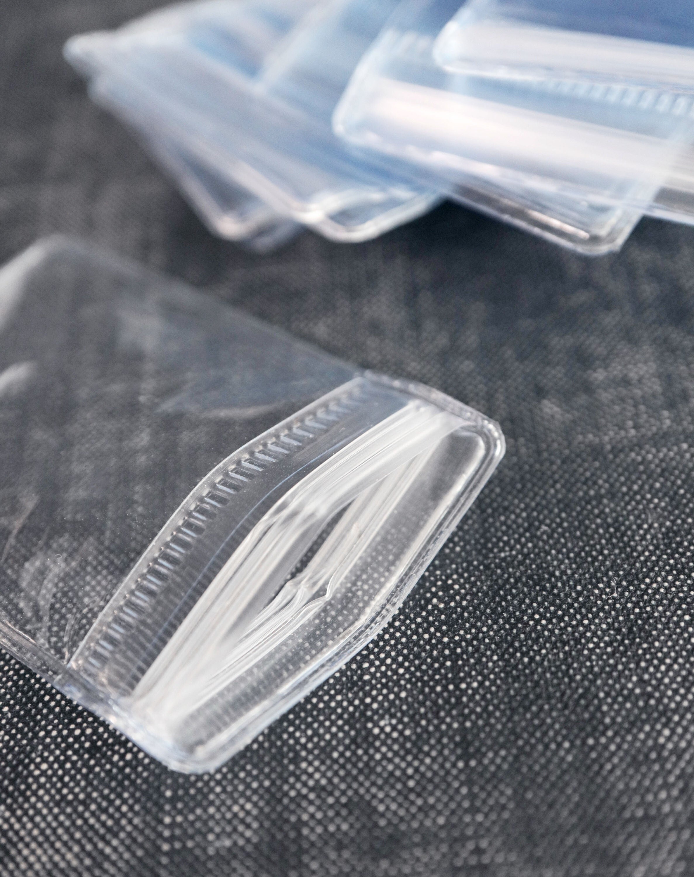 10/20/40pcs Clear display bags small, Transparent gift plastic bag Mini PVC  bags handle cosmetic
