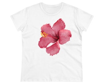 Grafisch babyshirt / hibiscus