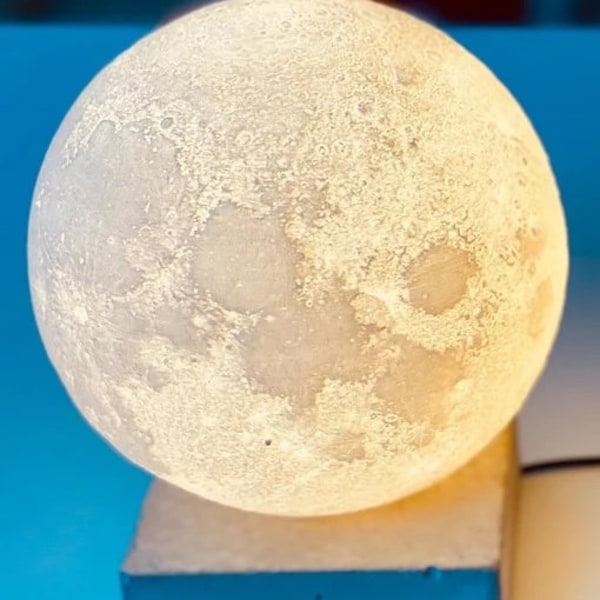 lampe lune,lithophnaie lune,moon