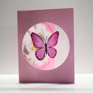 Carte de fête des mères à faire soi-même, cadeau imprimable pour maman, modèle PDF de voeux et de papillons, idée créative amusante et créative pour la fête des grands-mères