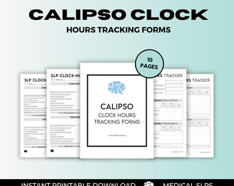 Calipso Clock Hours Tracking Forms