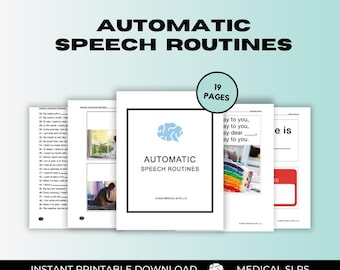 Automatic Speech Routines