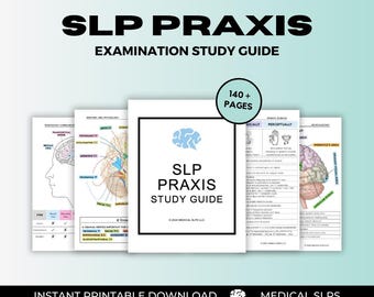 SLP Praxis Study Guide