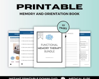 Printable Memory and Orientation Book