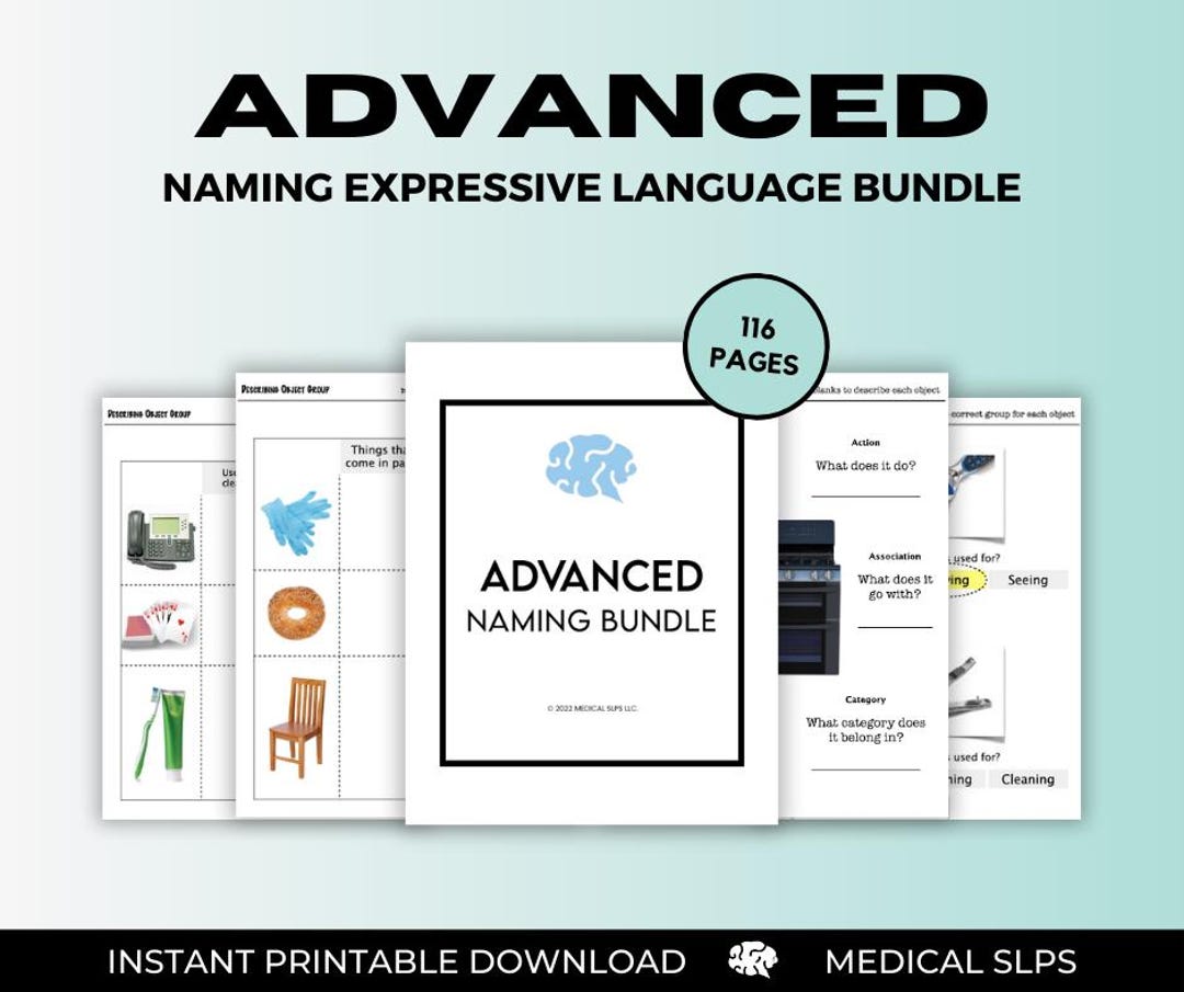 Advanced Naming Bundle - Etsy