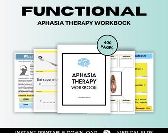 Aphasia Therapy Workbook