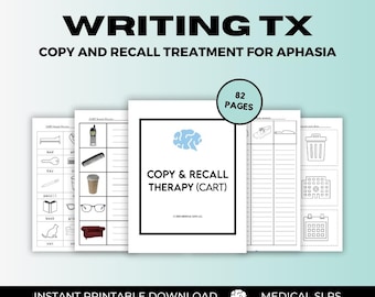 Copy And Recall Treatment (CART) Worksheets