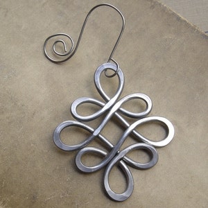 Looping Crossed Knots Celtic Christmas Ornament, Christmas Gift, Hanging Irish Decoration image 7