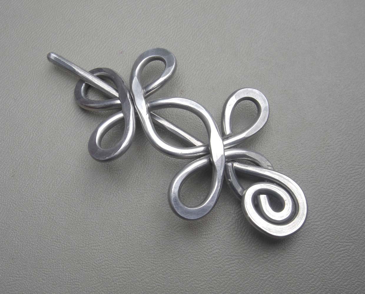 Silver Celtic Knot Hair Pin - Etsy display picture 1