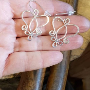Celtic Angel Heart Earrings, Celtic Jewelry, Celtic Knot Earrings, Guardian Angel Earrings, Celtic Earrings Gift for Her, Angel Jewelry image 8