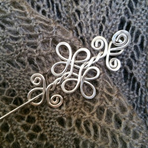 FakingSanity Celtic Shawl Pin